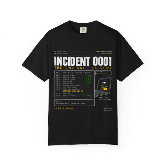 INCIDENT 0001 — The Internet Is Down